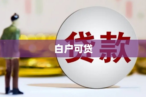 正定白户可贷