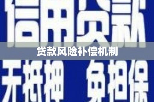 正定贷款风险补偿机制